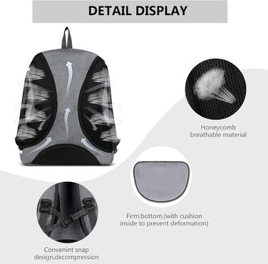 PETCUTE Рюкзак для собак і котів, переноска для тварин, рюкзак для подорожей, піших прогулянок та кемпінгу (темно-сірий)