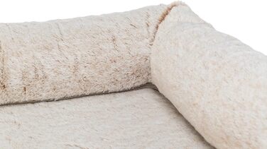 Ортопедичне ліжко для собак TRIXIE Vital Lino, 70x55 см, бежеве - м'яке ліжко з Memory Foam для старших собак