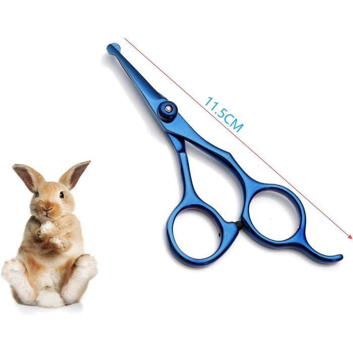 Професійна 5-в-1 фен для грумінгу собак: ножиці з нержавіючої сталі, безпечні закруглені кінці, прямі та філігранні ножиці, ножиці для стрижки шерсті та зубів, гребінець