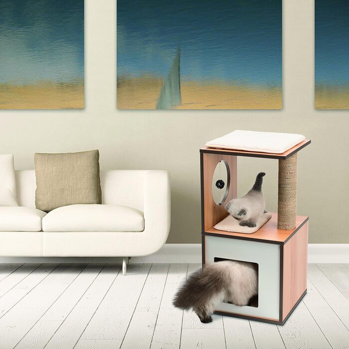 VESPER 52075 Меблі для котів Box, малі, горіх