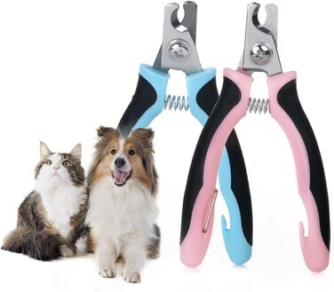 Триммер для когтів домашніх тварин BESPORTBLE: безпечний та зручний інструмент для когтів котів та собак (рожевий)
