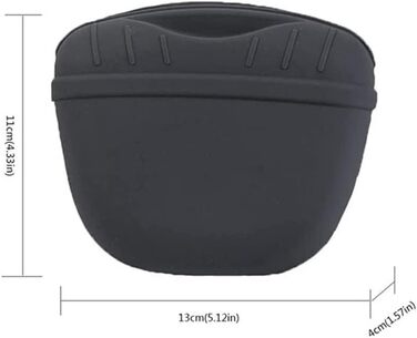 Силіконовий ласощівник для собак - портативна сумка для тренувань з магнітною застібкою та кліпсою для талії