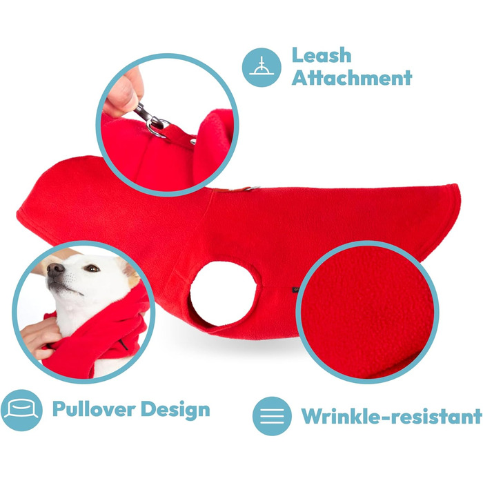 Тепла жилетка Gooby для маленьких собак, флісова куртка з кільцем для повідка, сірого кольору, розмір XS