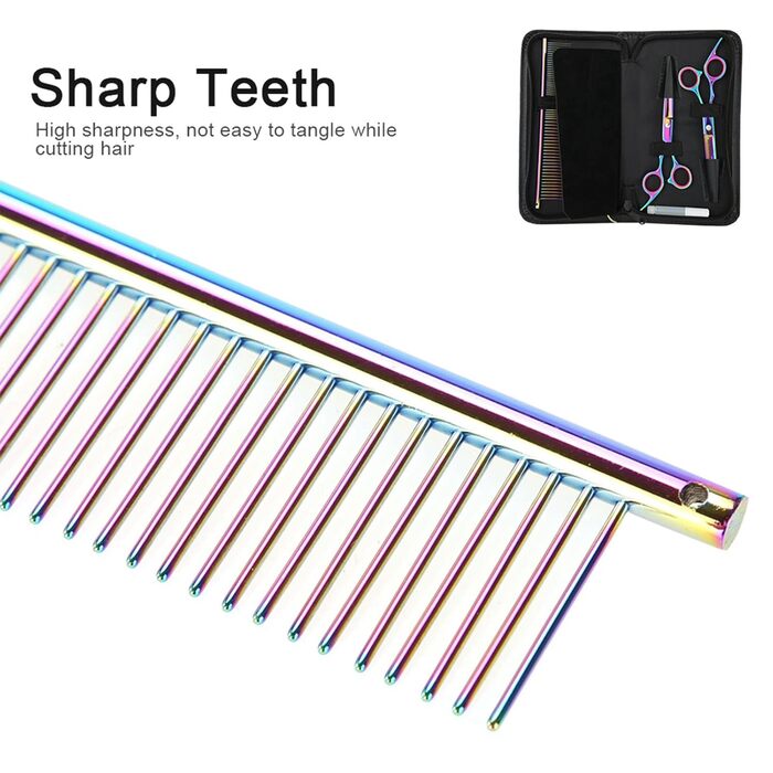 Професійна вигнута сепараторна ножиця для грумінгу собак та інших домашніх тварин