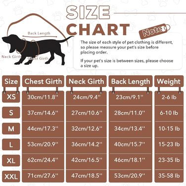 Теплий зимовий пуловер для собак Lelepet з коміром-горловиною, святковий пуловер для холодної погоди, м'який в'язаний одяг для собак, коричневий, розмір S