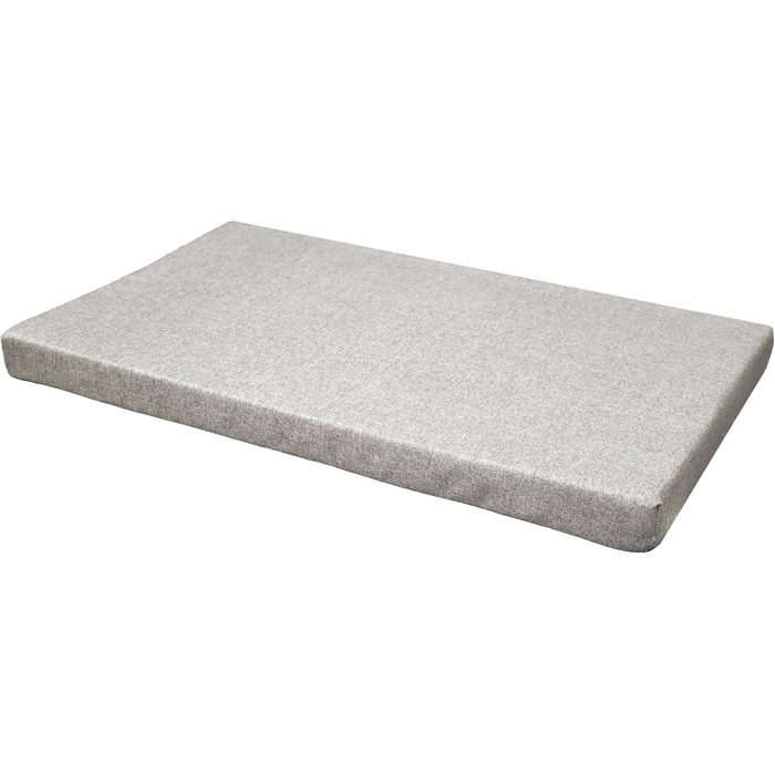 Крісло-лежанка для собак Croci Hydro, сіре, 55 x 90 x 6 см (також доступне 60x100 см), водовідштовхувальне, знімний чохол, легко мити