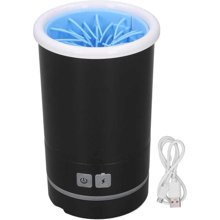 Автоматичний електронний мийник лап для собак Qcwwy, портативний, з м'яким силіконом