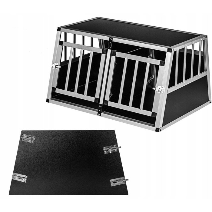 Переноска для собак PETSTUFF, чорна, L (89 x 69 x 50 см)