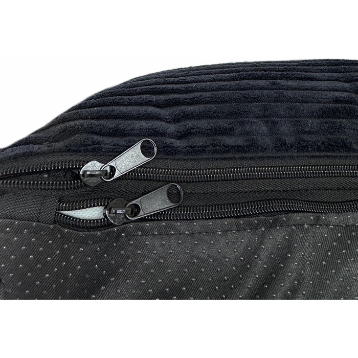 Ортопедичне ліжко для собак Elropet з м'якого корду, кошик для собак (Чорний, S (75x55x20cm))