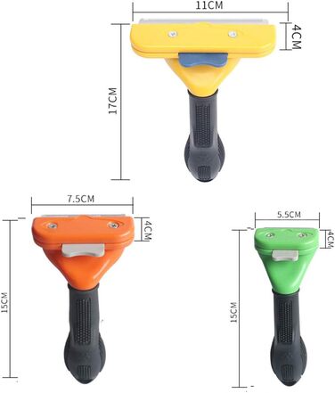 Гребінець для видалення котушок шерсті для собак та котів - ергономічний дизайн