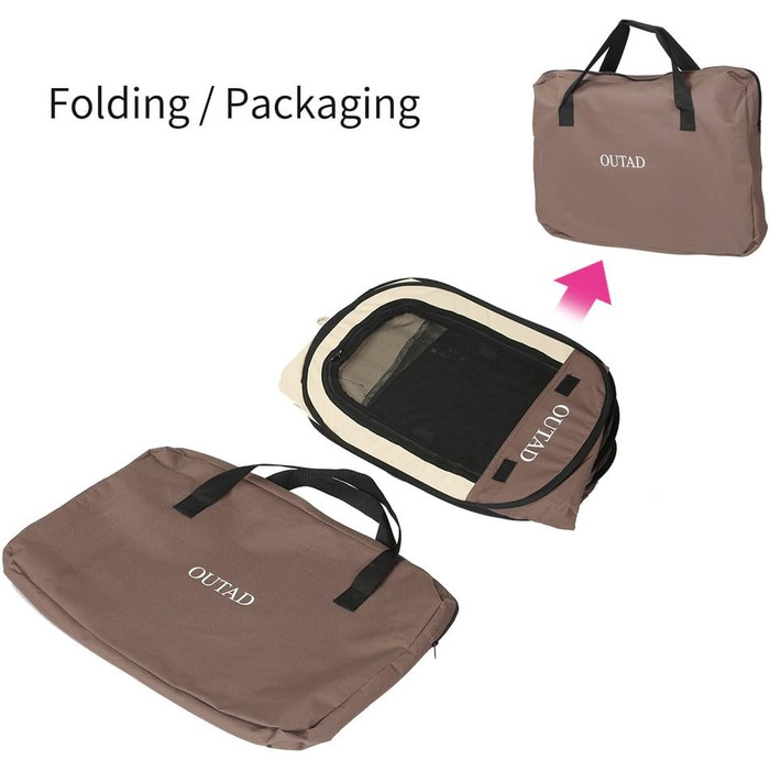 Клітка-манеж для тварин Robereanw, переносна клітка для цуценят, собак, котів, кроликів та дрібних тварин (M)