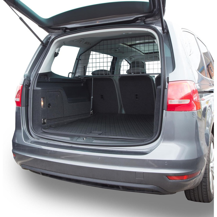 Автомобільна перегородка Travall для собак, сталева, для Volkswagen Sharan, Seat Alhambra (2010-2020), захист багажника, бар'єр для домашніх тварин