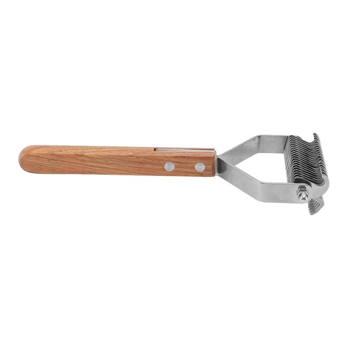 Щітка для видалення підшерстка для собак, двостороння, гребінець для собак та котів, інструмент для видалення ковтунів, гребінець для підшерстка, видалення ковтунів для собак та котів