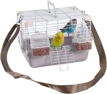 Переносний клітка для птахів Vogelkäfig: зручний транспортний засіб для колібрі, ньомуфенситок, перламутрових птахів