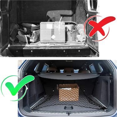 Сітка-перегородка для багажника автомобіля: безпечна сітка для собак, універсальний захист для домашніх тварин, 130 x 90 см