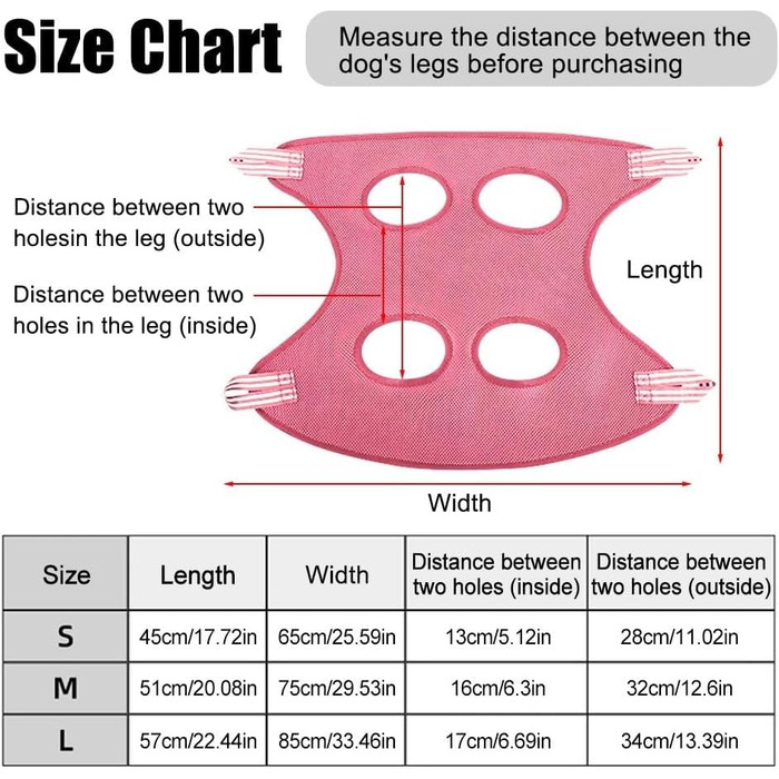 Набір для догляду за собакою DONGKER 10-в-1: лежанка-гамак, щітка, триммер для нігтів, пилка, гребінець. Зелений (M, Рожевий)