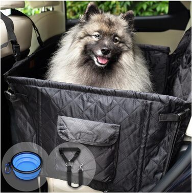 Автокрісло для собак PETPROVED - водонепроникний кошик для середніх собак, 21 кг, 75x58x36 см