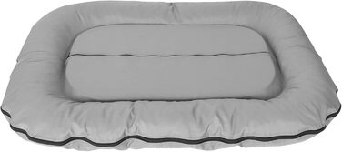 Ортопедичне собаче ліжко для відпочинку на вулиці Luna: 70x55 см, 60°C, Vicochaum, для маленьких собак (M, Сірий)