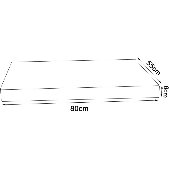 Ортопедичний килимок для собак Lionto з memory foam, 80x55 см, сірий. Знімний чохол, антиковзаюче покриття, захист суглобів.