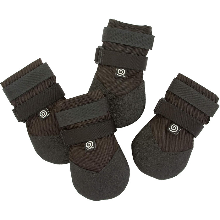 Чоботи для собак, захист лап, чорний колір, розмір 6 (M), водонепроникні, для великих собак