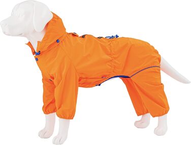Вітрозахисна куртка для собак Hugo & Hudson, капелюшок, зимовий теплий одяг, помаранчевий, M50
