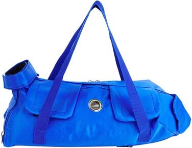 Транспортувальна сумка для собак та котів, дихаюча, з регулюванням, анти-подряпини та захист від укусів, для маленьких та середніх порід, блакитна