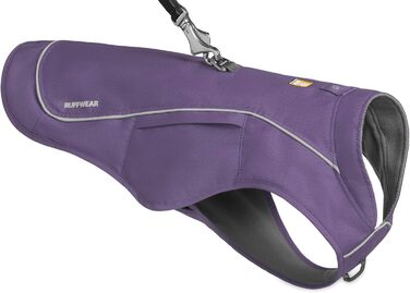 RUFFWEAR Overcoat Fuse: Куртка та шлейка для собак 2-в-1, з флісовою підкладкою, Salbei-Lila, XL