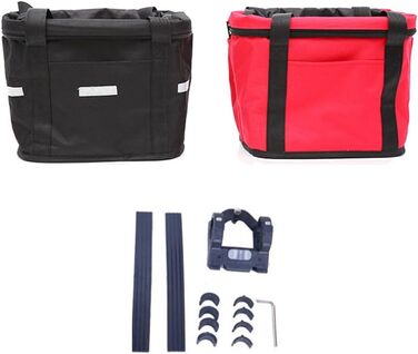 Кошик для велосипеда Gettimore для тварин, собак, знімний, складний, 35 x 27 x 26 см