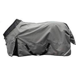Кінська попона HKM Liberty 9591, сіро-чорна, 135 см