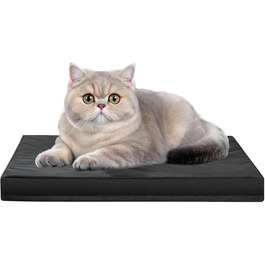 Ортопедичне ліжко для собак та котів, вологостійке, з memory foam, знімний чохол, квадратне