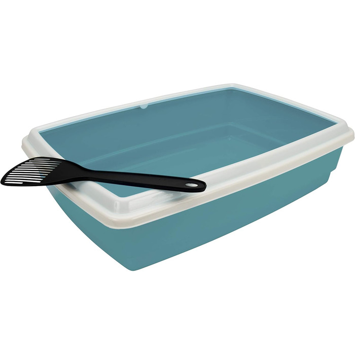 Туалет для котів Aimé Agrobiothers з бортиками та совок, 54 см