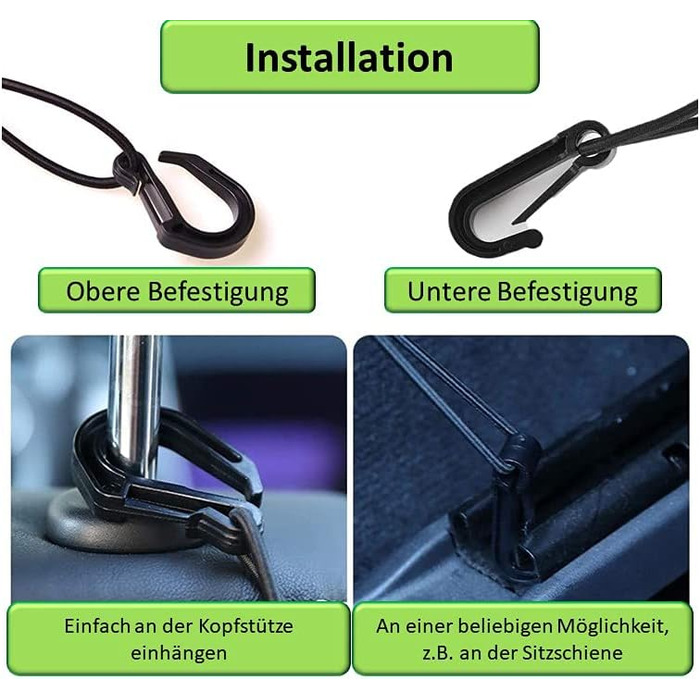 Сітчаста перегородка для собак у машину, універсальна для передніх сидінь, з 2 кишенями для зберігання