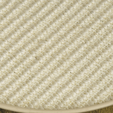 PawHut Scratching Board Ігровий майданчик для кішок з двошаровим дизайном та ігровим м'ячем, Ø40x4,5 см, коричневий та кремово-білий для котів