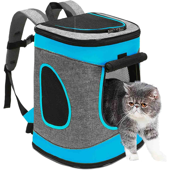 Складана переноска для собак та котів - транспортна сумка для авто та авіаперельотів. Зручна, безпечна, міцна. Колір: сіро-технозелений