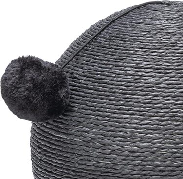 Karlie Kratzball Bolly - іграшка-дряпалка для котів, 30,5 x 30,5 x 28 см, чорний колір