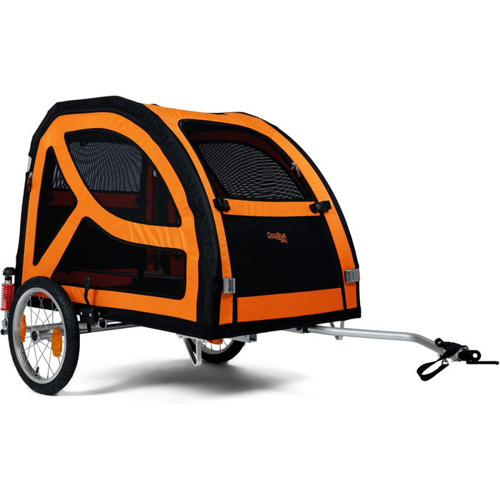 TrendPet DogBus L - велосипедний причіп для собак, великих порід, на алюмінієвій рамі