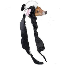 Костюм для собак Casual Canine Lil' Stinker, розмір S (до 30.5 см), чорний/білий