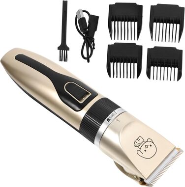 Електричний триммер для собак Yardwe - тиха та безпечна машинка для грумінгу тварин з титановим лезом