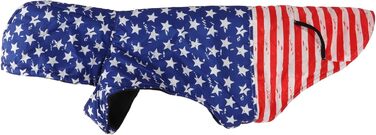 Водонепроникна вітрозахисна куртка для собак, теплий зимовий одяг для маленьких, середніх та великих собак, регульована, з отвором для повідка, ідеальна для прогулянок на вулиці (XL)