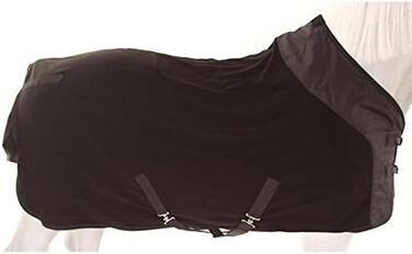 Килимок Back on Track Supreme Fleece, чорний, 135 см – флісовий, для коней
