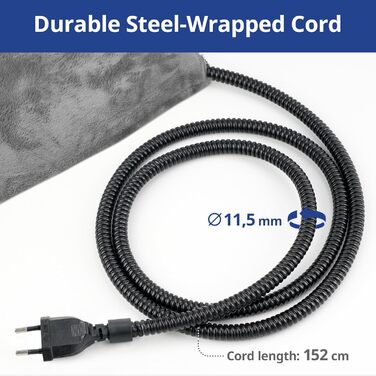 Електричний килимок для кота та собаки NICREW 40x45 см, з захисним кабелем, бежевий, 30 Вт (постійна температура)