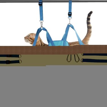 Нашийник для грумінгу собак Onlynery - м'який та зручний нашийник для догляду за шерстю | Легкий у чищенні та використанні для малих та середніх тварин, блакитний, розмір S