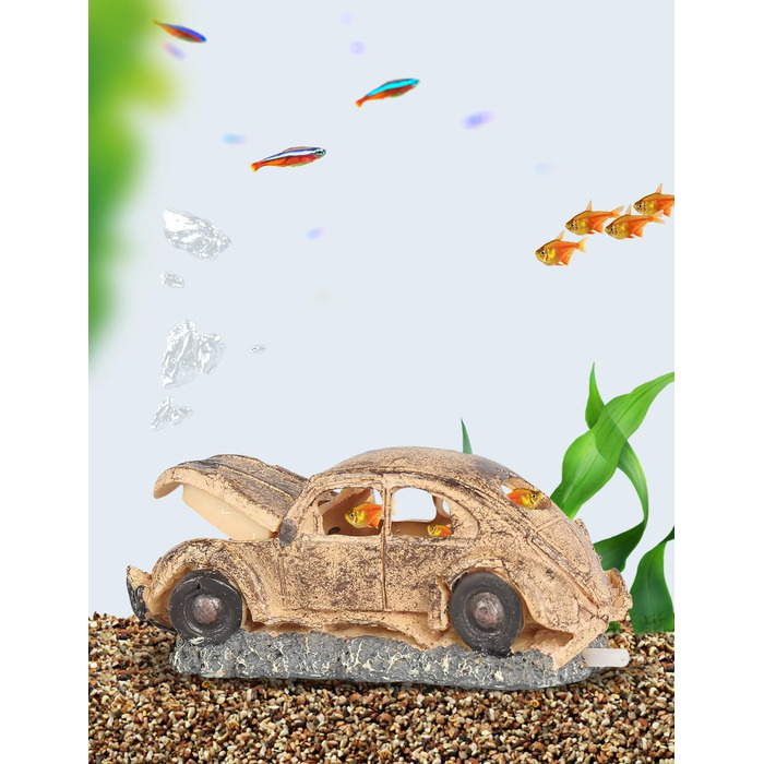 Декорації для акваріума Boxtech: штучні камені та рослини з полірезину