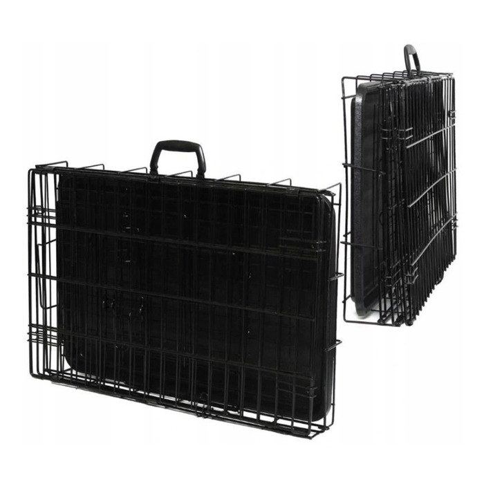 Металева клітка-переноска для собак GLOBANI, 90x60x67 см