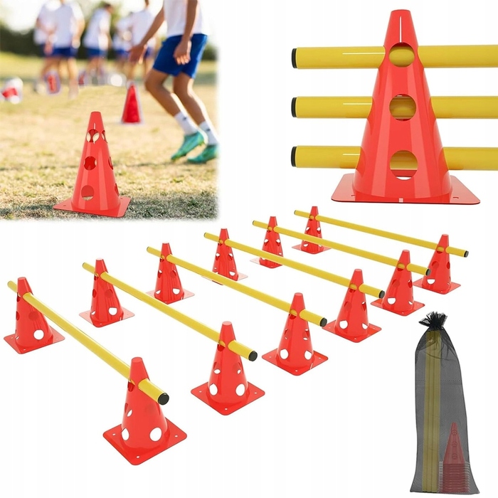 Тренувальний набір для собак Activity Agility: смуга перешкод (12 стійок)
