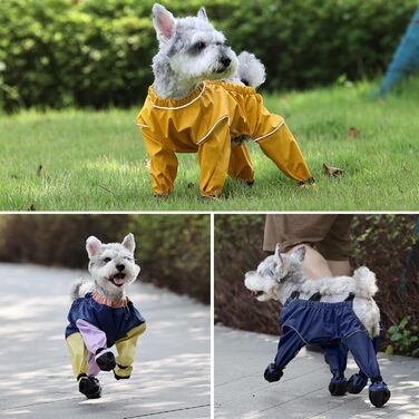 Водонепроникні чоботи для собак з антиковзкою підошвою та світловідбиваючим захистом, L блакитний