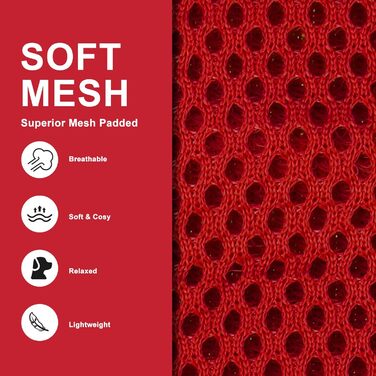 EXPAWLORER Нашийник та поводок для собак – набір для середніх собак – класичний вільний нашийник, не тягне, регульований, надійний для прогулянок на вулиці (XS (Окружність шиї: 20-30см, Окружність грудей: 33-36.8см), Червоний)