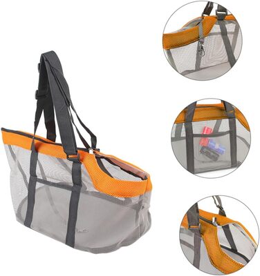 Дихаюча переноска для собак TOYANDONA - легка, велика, складана, для маленьких собак та котів, для подорожей та прогулянок