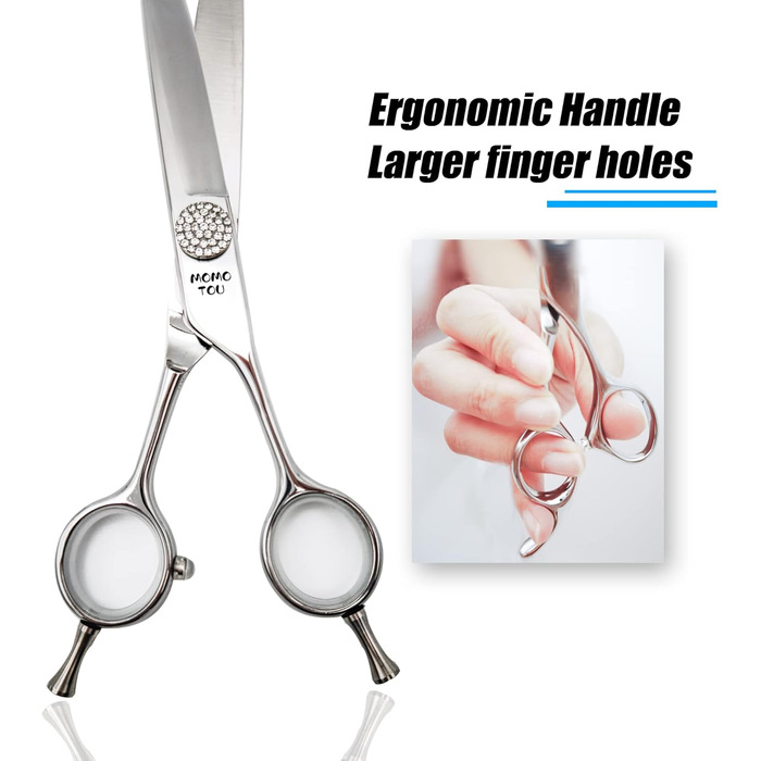 Професійна вигнута ножиця для грумінгу собак і котів, 440C сталь, 20.3 см (8'')