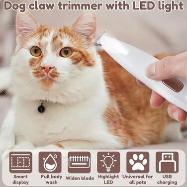 Триммер для догляду за лапами собак Paw Trim Pro - тихий, водонепроникний, для лап, очей, вух, обличчя та тіла